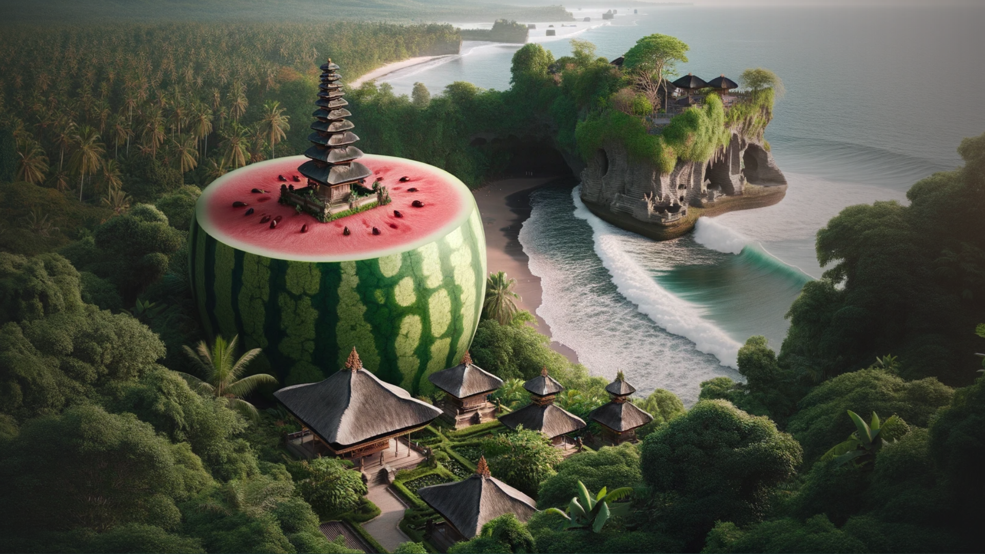 Pohodový meloun na Bali